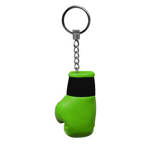 Porte-clés mini gants de boxe en cuir et peau de vache confortables pour voiture - Product Image 1
