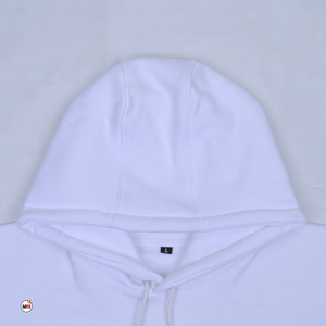 เสื้อฮู้ดสีขาวแฟชั่นสตรีทแวร์คุณภาพพรีเมียม ระบายอากาศได้ดี ผลิตจากผ้าฝ้ายเฟรนช์เทอร์รี่ พิมพ์ลาย มีกระเป๋าเสื้อ สวมใส่สบายๆ สำหรับฤดูใบไม้ร่วง - Product Image 4