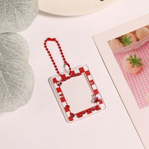 Wholesale Personalised UV Printing Acrylic <b>Keychain</b> with Transparent Insert Photo Frame and DIY Options - Product Image 4