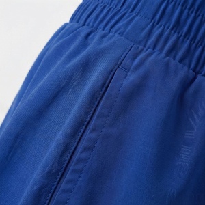 Women's <b>Elastic</b> <b>Waist</b> A-Line Mini <b>Skirt</b> Solid Blue Sporty Summer <b>Skirt</b> - Product Image 5