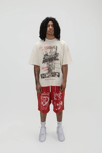 Shorts de sport pour hommes, mode estivale de luxe, 100% coton, logo personnalisé, tissu Oxford, décontracté, basketball, entraînement - Product Image 2