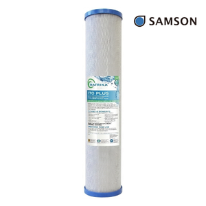 Purificateur d'eau à adsorption chimique haute efficacité pour la maison, filtre Big Blue 20 x 4,5, design universel à fixation rapide - Product Image 1