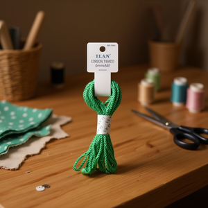 Cordoncino Verde Ilan 4mmx5M per Artigianato e Cucito - Product Image 3