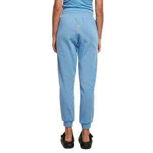 Nouveau design tendance : Pantalon de jogging décontracté pour femme, 100 % coton biologique molletonné, coupe large, avec logo imprimé. - Product Image 2