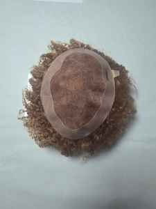 Prótesis Capilar de Cabello Humano Remy Indio con Rizos Kinky para Hombre, Base Mono - TAZ HAIR BANGLADESH - Product Image 5