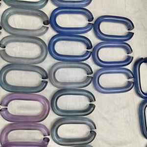 โซ่เรซิ่นใสหลากสีขนาดใหญ่สำหรับตกแต่งผนัง DIY และอุปกรณ์กั้นห้อง - Product Image 3