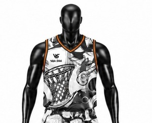 Shorts de basketball blancs pour femmes, sans manches, col rond, imprimé par sublimation, séchage rapide, Spandex/Nylon respirant, personnalisable pour équipe - Product Image 3