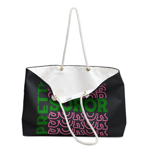 Pretty Sorority Weekender <b>Bag</b> AKA <b>Bag</b> Soror <b>Gift</b> Graduation Birthday Travel Tote <b>Large</b> Capacity <b>Gift</b> <b>Bag</b> - Product Image 2