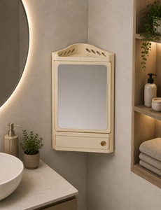 Wall Mounted Corner Bathroom <b>Shelf</b> 4 Tier Shower Storage Rack Freestanding Organizer Display Holder for Bathroom - Product Image 1