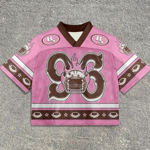 Maillot de football en mesh avec logo personnalisé, tissu respirant, uniforme sportif d'équipe personnalisé - Product Image 5