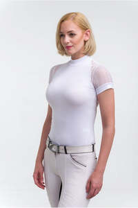 เสื้อขี่ม้าผู้ชายแขนสั้นเนื้อผ้านุ่ม น้ำหนักเบา ระบายอากาศได้ดี เหมาะสำหรับฝึกซ้อม  สามารถปรับแต่งได้ - Product Image 2