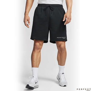 กางเกงขาสั้นลำลองผู้ชาย ผ้าฝ้าย 100% ระบายอากาศได้ดี เป็นมิตรกับสิ่งแวดล้อม กันลม แห้งเร็ว เอวกลาง มีเชือกผูก ปรับแต่งโลโก้ด้านหน้า เหมาะสำหรับชายหาด - Product Image 2