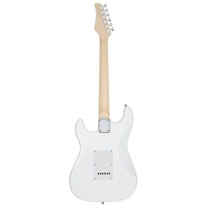 Glarry GST elegante Kit di chitarra elettrica Pickup S-S-H con borsa da 20W AMP cinturino per chitarra bianco - Product Image 4