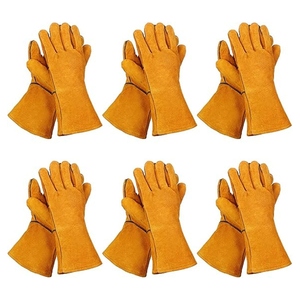 Gants de soudure en cuir de vachette résistants à la chaleur, à l'abrasion et au feu, pour la forge, l'entrepôt et les opérations de lutte contre les incendies - Product Image 6