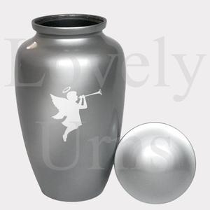 Urna Funeraria Decorativa con Diseño de Ángel y Siete Trompetas para Cenizas Humanas, Recuerdo Conmemorativo - Product Image 2