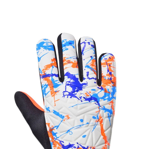 Gants de gardien de but de football avec paume en latex allemand personnalisée, forte adhérence, protection des doigts, pour match de football - Product Image 2
