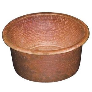 Bol à pédicure artisanal en cuivre pour soins de luxe des pieds, finition élégante et durable, usage professionnel en salon. - Product Image 2