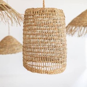Handmade Water Hyacinth Lampshade Pendant <b>Light</b> <b>Cheap</b> Price Lamp Shade Cover for Wholesaler Retailers Handicraft Decor - Product Image 6