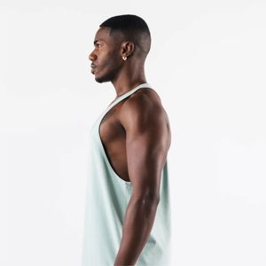 Customized Men's Summer Y-Back Gym <b>Stringer</b> Tank Top 100% Polyester Breathable Fabric O-Neck Collar Printed Design Slim Fit for - Product Image 4