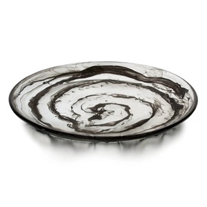 Plato de resina hecho a mano, duradero, con diseño de remolino acuático, pulido, clásico, personalizable, ecológico, apto para uso alimentario, con patrón decorativo. - Product Image 5