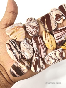 Zebra Jasper Cabochon พลอยหลวมดีไซน์เรียบลาย ZEBRA Jasper Cabochon สำหรับเครื่องประดับหลายชิ้นทำอัญมณี - Product Image 3