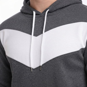 Fournisseur d'usine Sweat à capuche en polaire pour homme, coupe décontractée, avec cordon de serrage, chaud, pour l'extérieur et les occasions formelles, personnalisable - Product Image 3