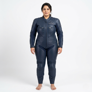 Combinaison moto en cuir sur mesure pour femme – Fabrication artisanale de luxe et tailles personnalisées pour un ajustement parfait - Product Image 6