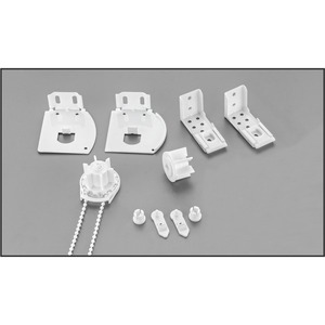 Sistema de Persiana Enrollable Romana ANB de Tamaño Personalizado, Unidad de Control Zebra, Patrón Vertical, Instalación Integrada, Función de Oscurecimiento, Manual - Product Image 1