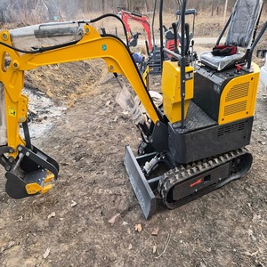Mini-excavatrice hydraulique sur chenilles de 1 tonne, moteur puissant, prix bas, machine compacte - Product Image 1