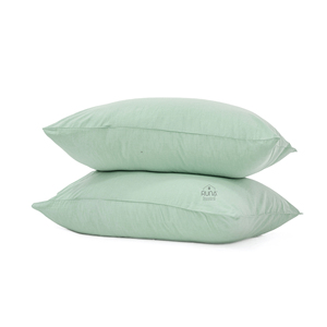 Premium Hotel <b>Bedding</b> High-Quality Cotton Washed Soft Breathable 3 PCS <b>Bedding</b> <b>Set</b> Young Rice Color Custom Size Color Pillow - Product Image 6