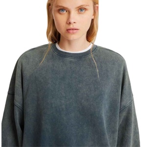 OEM 2026 Multicolor Best Quality Casual Full Sleeve Hoodies for Women Brushed Cotton Fleece Loose Sweatshirt Women's Hoodies - Product Image 2