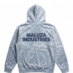 Sudadera con Capucha Sublimada en 3D de Alta Calidad, Sudadera con Estampado Gráfico Personalizado al por Mayor, Sudadera con Capucha de Forro Polar Grueso para Propietarios de Marcas - Product Image 3