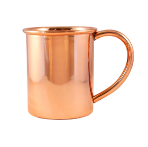 Certified Copper Moscow Mule <b>Mug</b> 20oz with Lid Reusable BPA Free Leak Proof Dishwasher Safe Europe Style Household Use - Product Image 2