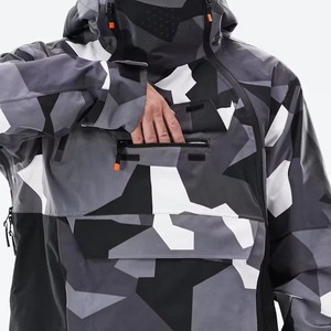 Combinaisons de ski unisexes personnalisées, chaudes, imperméables, avec fermeture éclair, pour le snowboard, le patinage sur glace, la compétition, la course, la randonnée en montagne, le saut en hiver - Product Image 6