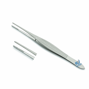 Pinzas de Disección McIndoe, Instrumento Quirúrgico para Agarrar Tejidos, Puntas Finas Dentadas para Microcirugía Reconstructiva Plástica - Product Image 1