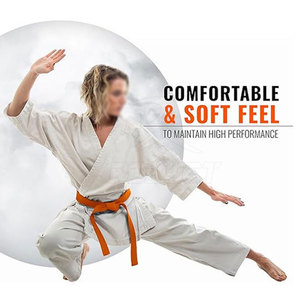 Ceinture de Taekwondo - Douce et confortable, légère, en coton, pour l'entraînement actif, tailles et couleurs personnalisables - Product Image 5