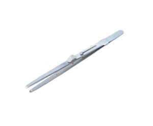 Pinzette SUNTOOLS/STIPL in Acciaio Inox con Punta Irregolare Affusolata, Strumento per Gioielleria con Chiusura a Scorrimento - Product Image 2