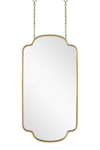 Diamond Shape Hanging Wall <b>Mirror</b> with Metal Border Wall Hanging <b>Mirror</b> | Decorative Customized <b>Mirror</b> With <b>Chain</b> - Product Image 5