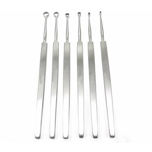 Curette chirurgicale réutilisable en acier inoxydable, instrument de chirurgie générale, stérilisable, pour l'élimination des tissus - Product Image 6
