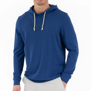 Sudadera con Capucha Personalizada para Hombre, Estilo Urbano, Cuello Redondo, Hombros Caídos, Felpa Francesa de Algodón, Lisa, Venta al Por Mayor de Fábrica - Product Image 4
