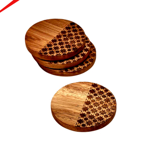 Latest Design Handmade Coffee Tea Coaster for Drink <b>Mats</b> and Pads Wooden Coaster Home Tableware for Hotel and Restaurant - Product Image 5