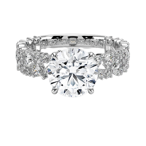 Charming White Silver <b>Crystal</b> <b>Ring</b> for Women Elegant Wedding Engagement Anniversary Gift Jewelry - Product Image 2