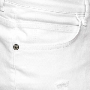Jeans en denim pour homme, coupe droite, délavé clair, style décontracté, vente en gros OEM à prix avantageux - Product Image 5