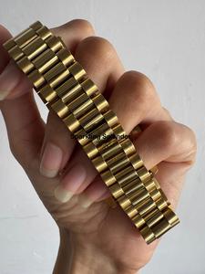 Reloj de pulsera para hombre con diamantes de moissanita y baño de oro, de acero inoxidable, mecánico, analógico, a precio de mayoreo. - Product Image 4