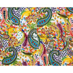 Juego de Edredón Kantha de Algodón Orgánico Hecho a Mano, Reversible, Ecológico, Estilo Vintage, para Todas las Estaciones, Color Personalizado, Edredón para Hotel y Hogar - Product Image 6