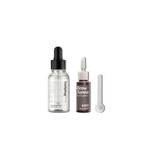 KIT DE HENNA POUR SOUVENDEURS - Gel et crème pour sourcils vegan longue tenue, résistant à l'eau, à base d'ingrédients végétaux, kit de teinture douce pour sourcils - Product Image 2