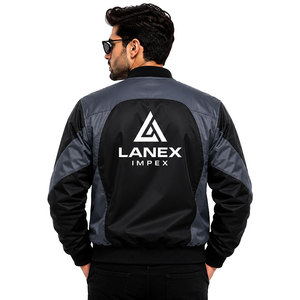Custom Men's Bomber <b>Jacket</b> Windproof <b>Zip</b> <b>Up</b> Casual Winter <b>Jacket</b> Lightweight Polyester Outdoor Fashion Varsity <b>Jacket</b> OEM ODM - Product Image 4