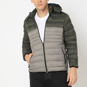 Chaqueta de Invierno Personalizada para Hombre con Logotipo Frontal, Material de Poliéster y Nailon de Alta Calidad, Transpirable, Resistente al Viento, Varios Colores - Product Image 1
