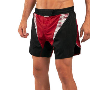 Custom Formal High-quality Canvas Fabric MMA Boxing <b>Shorts</b> <b>Men</b> Solid Grappling Kickboxing Jiu Jitsu BJJ Mid Breathable Front - Product Image 3