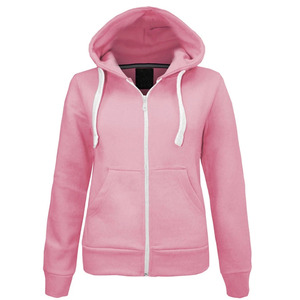 Unisex <b>Black</b> Cotton French Terry <b>Zip</b>-Up <b>Hoodie</b> Regular Fit Solid Color Casual Autumn Hooded Sweatshirt Front Pocket - Product Image 5